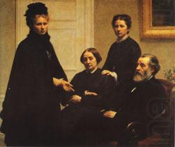 Henri Fantin-Latour The Dubourg Family china oil painting image